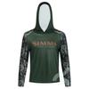 SIMMS Hooded Fishing Suit, Outdoor Lure Fishing Suit, Summer Sun Protection Long-sleeve Top, Quick-dry Breathable Sportswear