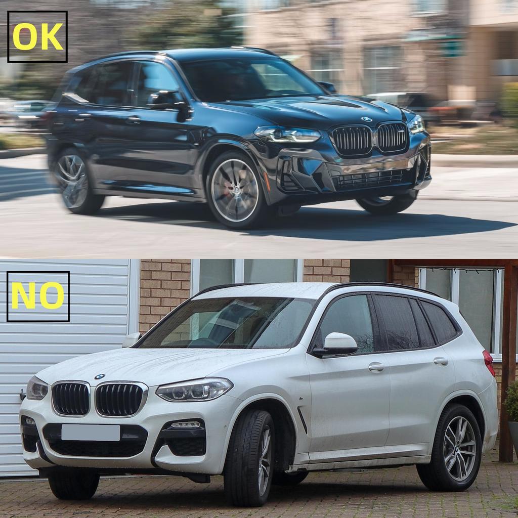 MP Style Gloss Black Front Bumper Lip Splitter For BMW X3 G01 X4 G02 IX3 G08 25d 30d M40i M40d M Sport 2022-2024 Facelift Tuning