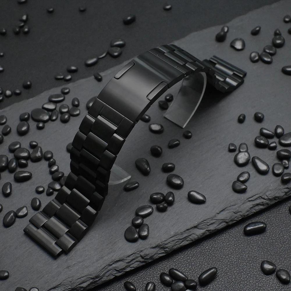 22mm Stainless Steel Metal Strap for Huawei Watch GT5 Pro 46mm 4 4 Pro Ultimate Band For Amazfit Balance GTR 2 Oneplus Watch 3 2