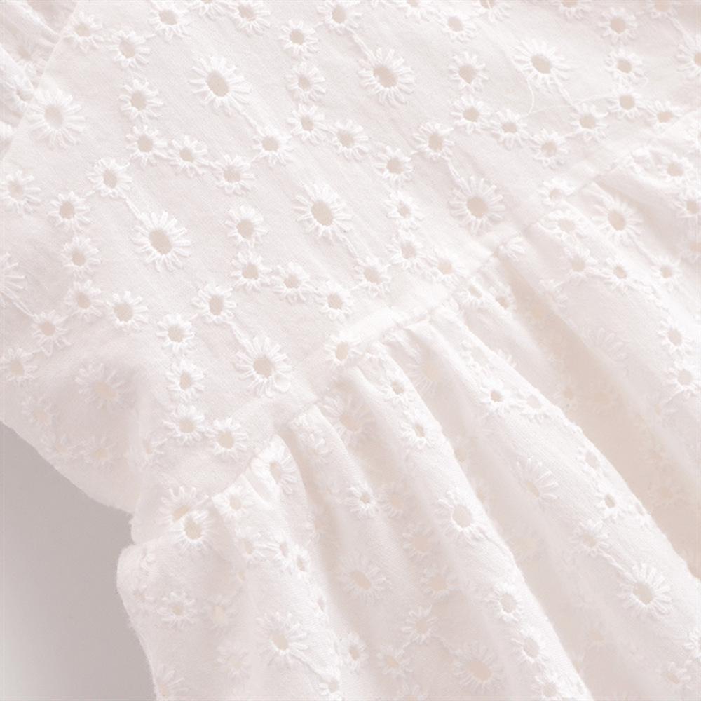 2025 Spring/Summer Women's Slim V-Neck Embroidered Dress