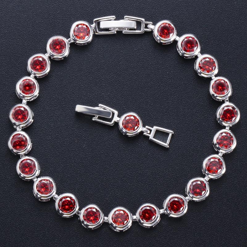 CMM Delicate Multicolor Choice Zirconia Bracelet for Brides
