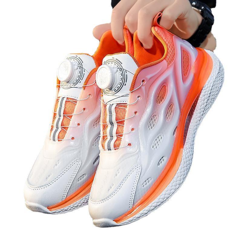 New Shoes Men's Cold Sticky Rotating Buckle Fashion Casual Sports Shoes Summer Popular Mesh Breathable Tide Running Men's Shoes
