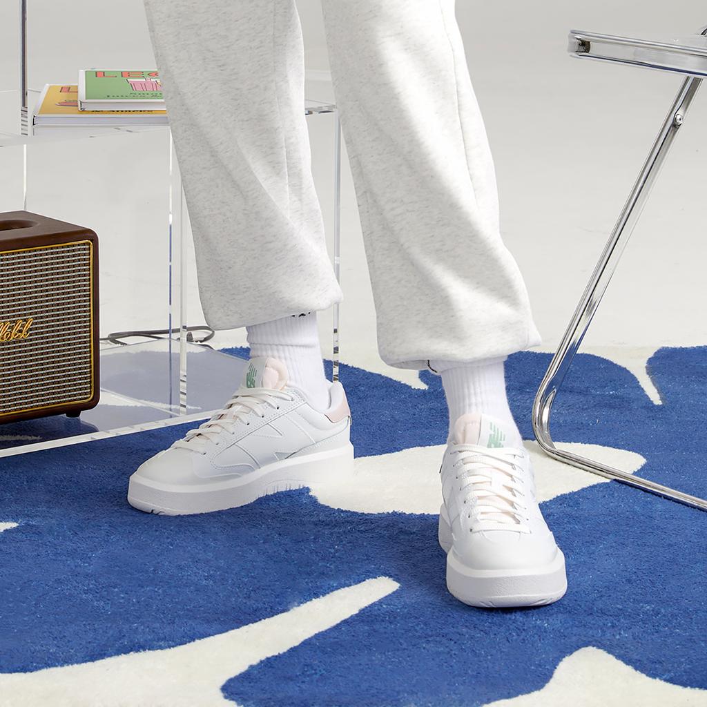 New Balance CT302 White Stone Pink Unisex Sneakers Sage-Leaf CT302LE