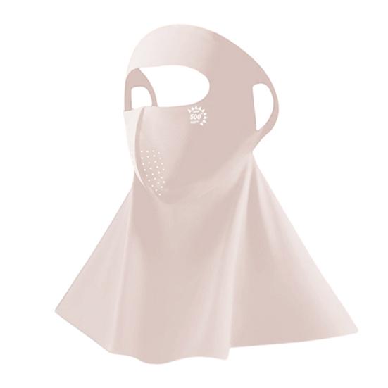 

Солнцезащитная маска для лица с полным покрытием, 3D-дизайн, дышащая, всесезонная защита лица для зимней езды на велосипеде розовый