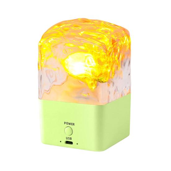Decorative Ripple Projector Night Light with Bluetooth-compatible Speaker, 16 Color Changing LED Light, Ocean Dynamic Aesthetic Room Decor Ambient