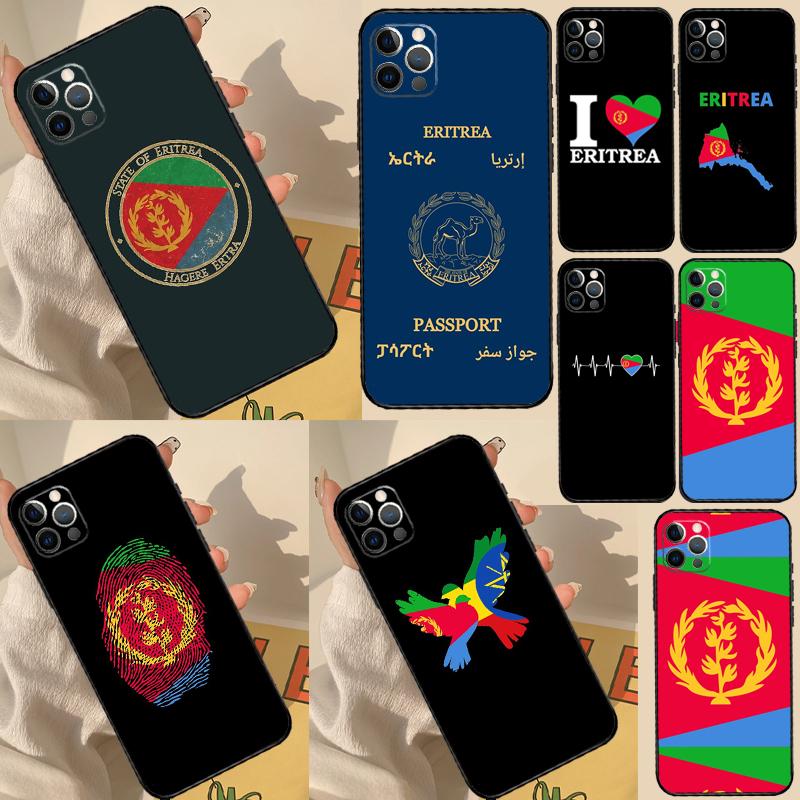 Eritrea Flagge Handyhülle Für iPhone 15 Pro Max 14 13 12 11 16 17 Pro Max mini 15 16 Plus 16e 17 Air Cover