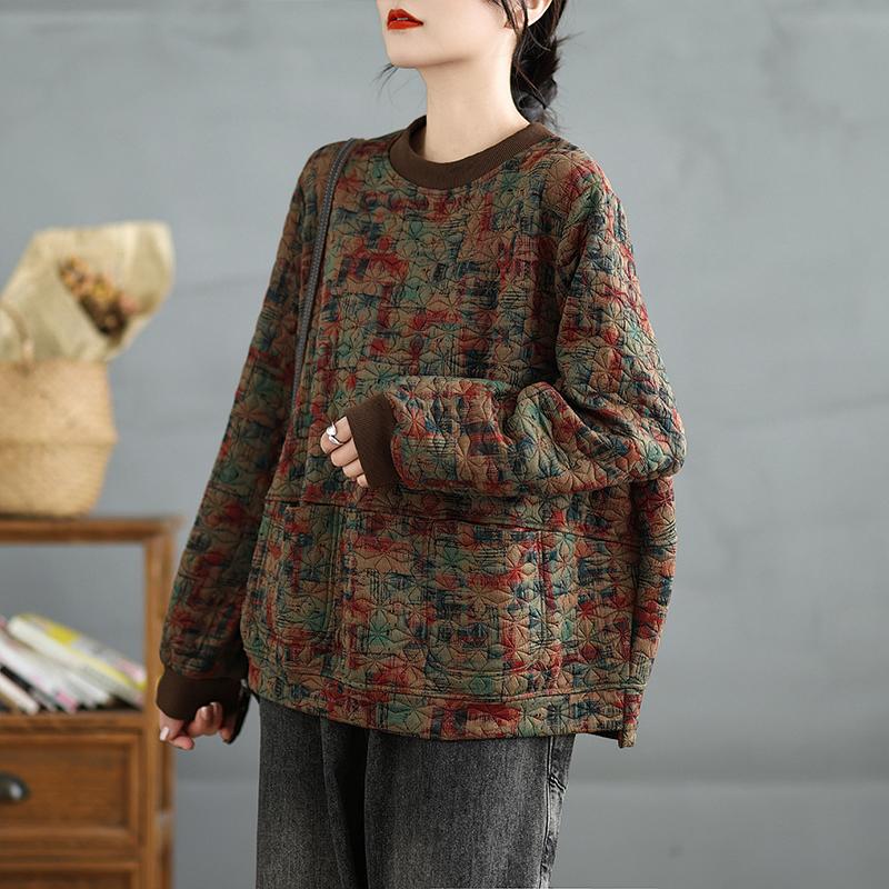 DIMANAF 2024 New Plus Size Women Full Sleeve Casual O-Neck Loose Autumn Basic Tops T-Shirt New Pullover