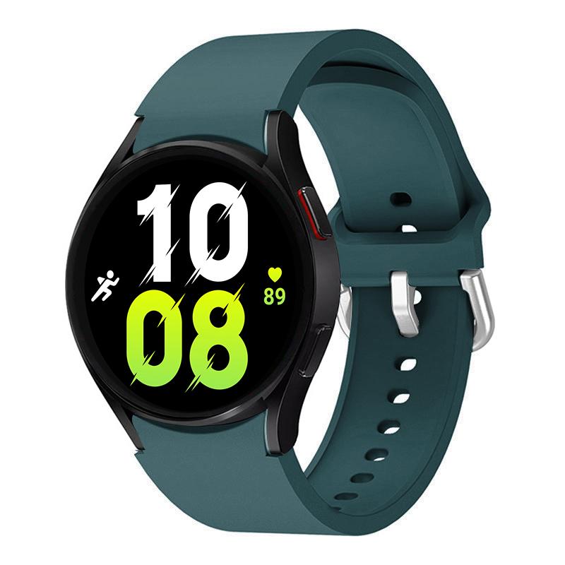 

Original Strap For Samsung Galaxy Watch 4/5/6 classic 47mm 43mm 44mm 40mm No Gaps Silicone Bracelet Galaxy Watch 5 pro 45mm band 6 classic 43mm 47mm
