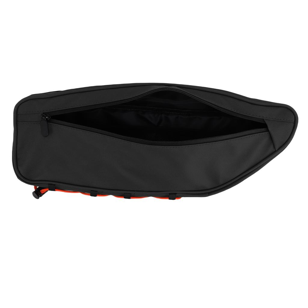 Bike Frame Bag 3L Water Proof Reflective Top Tube Bike Bag Cycling Tools Storage Bag for Road Mountain Bikes Black
