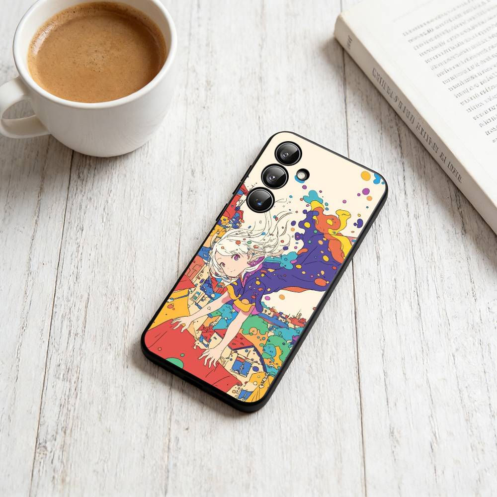 

C-Cartoon illustration Phone Case For Samsung Galaxy A73,A72,A71,A70,A53,A52,A51,Soft Silicone Black Cover Samsung a13 5g