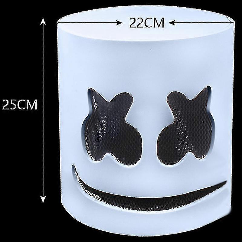 Halloween Dj Marshmello Full Head Mask Helmet Cosplay Party