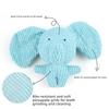 New dog interactive elephant cute animal plush sound toy BB called bite resistant pineapple grid pet toy