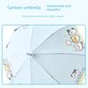 Cartoon Children's Long-Handle Umbrella for Girls, Cute and Portable, High-Value Matte Design, 2026 New Model, Suitable for Students Going to School