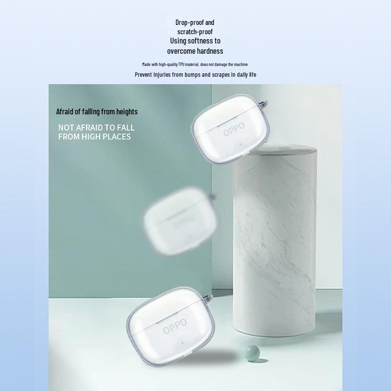 

OPPO Enco Air4i Transparent Soft Protective Earphone Case OPPO Enco Air4i прозрачный