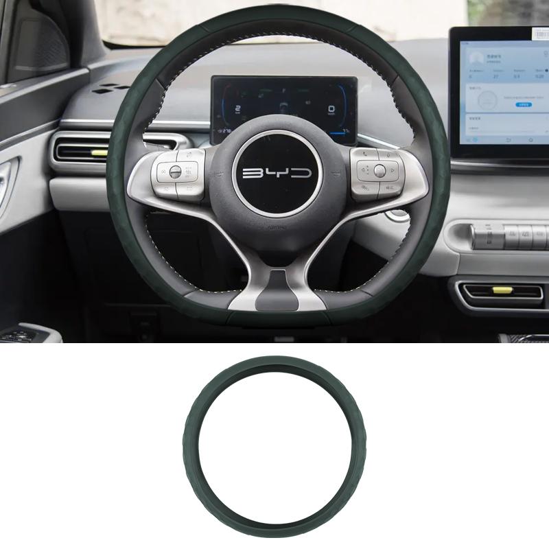 For Byd Dolphin Surf Dolphin Mini Silicone Non Slip Steering Wheel Cover Car Steering Wheel Protective Cover
