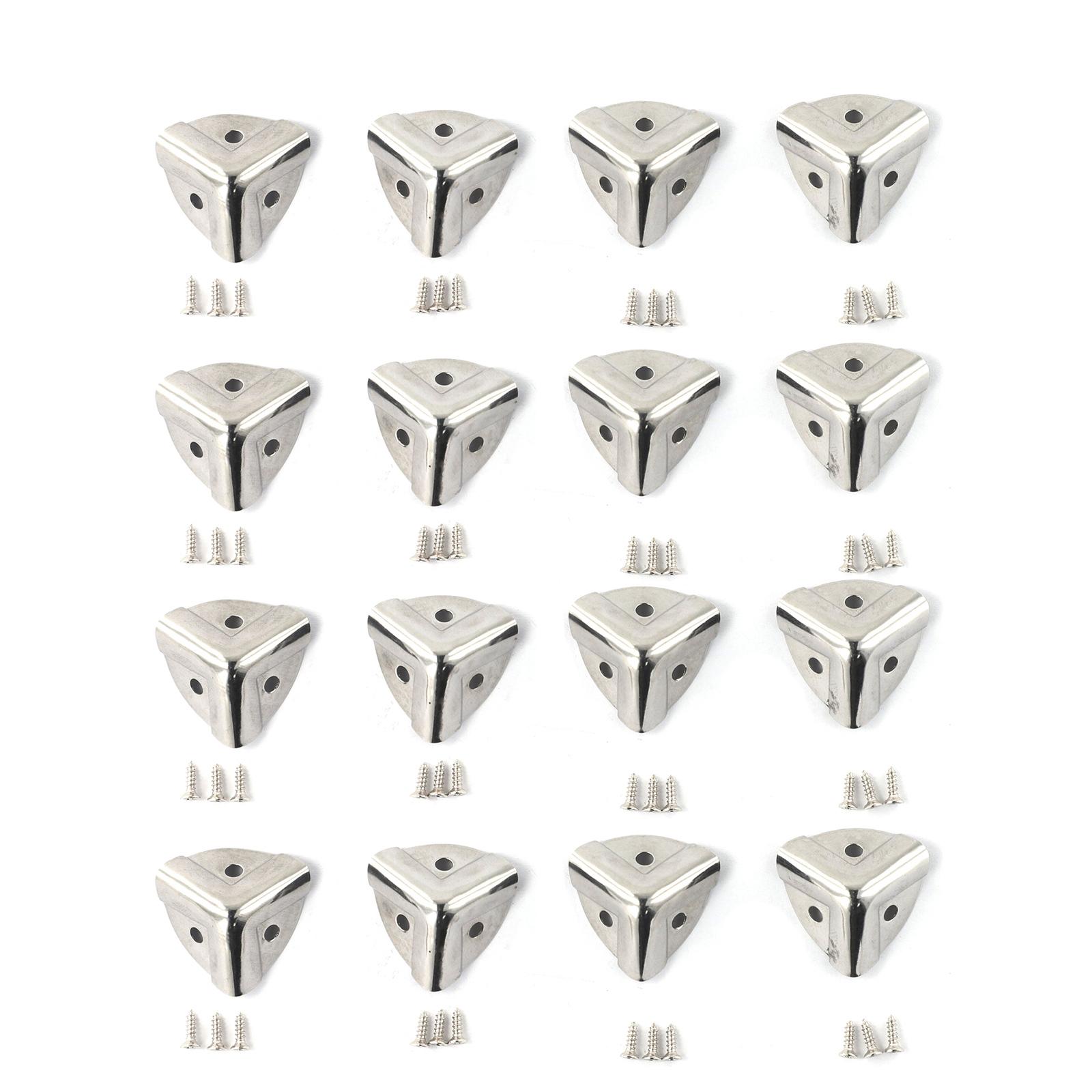 

12 шт. металлический защитный уголок для коробки для косметики, деревянных чемоданов, кейсов для полетов, ретро-мебельная фурнитура, защитный уголок