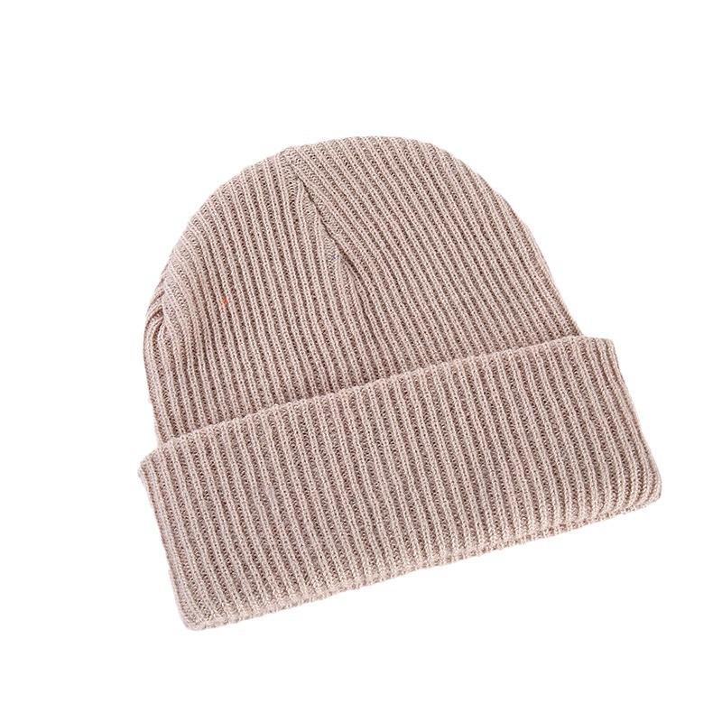Factory Beanie Hats Custom Logo High Quality Knitted Warm Winter Luxury for Women Beanie Hat