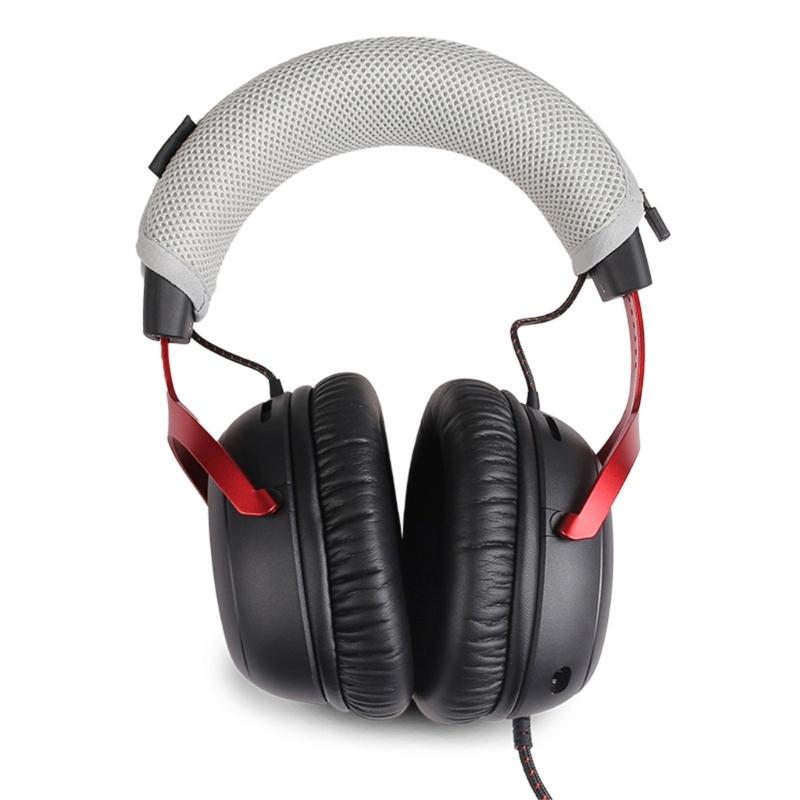 Weiches Nylon-Mesh Ersatz-Stirnband Kissenpolster Bezug Schutz für Cloud III Headset Kopfhörer
