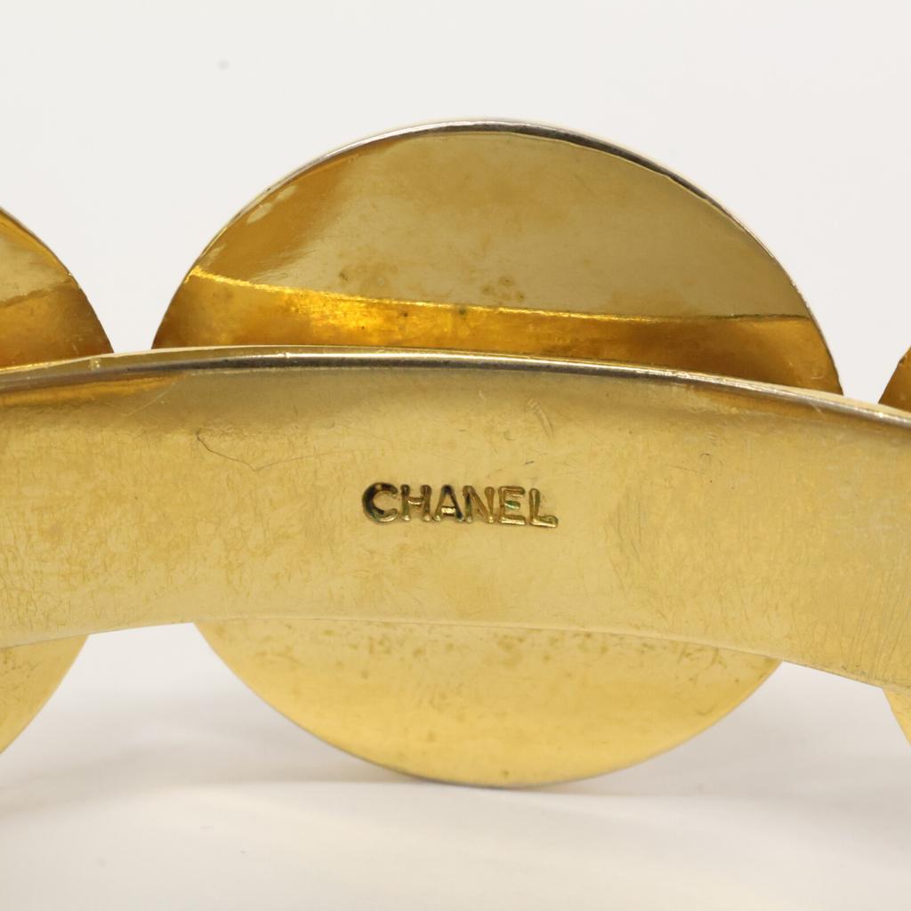 CHANEL 7P coin Bangle Gold colorUsed
