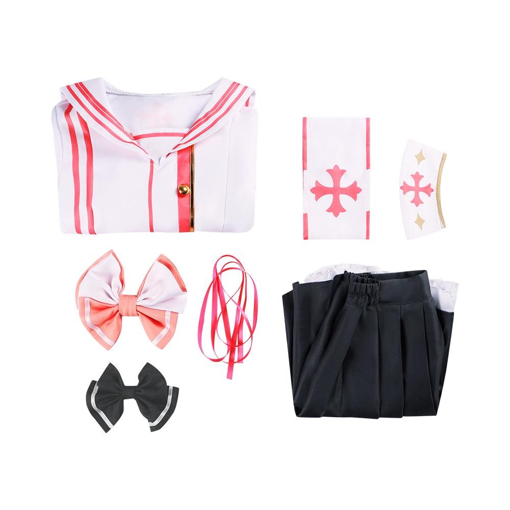 Blue Archive Serina Nurse Cosplay Costume Cartoon Game Character Maid Roleplay