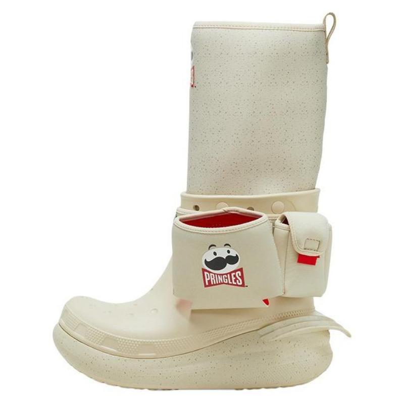 

Crocs X Pringles Резиновый карманный брелок Высокие ботинки 5,2 см Унисекс Бежевый 42-43 бежевый