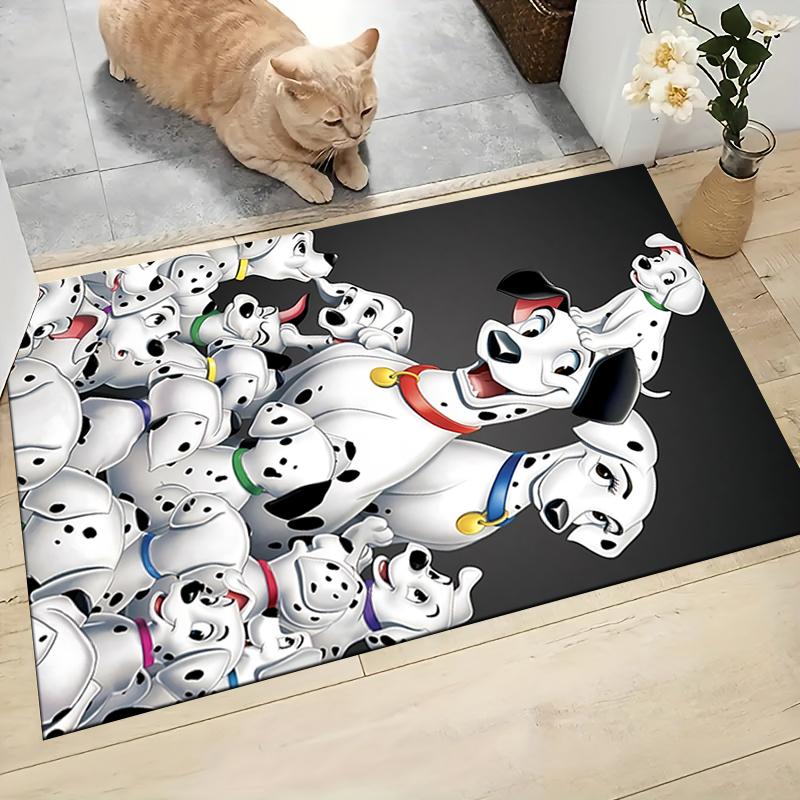Dalmatian Puppies Adventure Carpet Rug Soft Washable Anti Slip Home Living Room Sofa Mats Personalized Christmas Rug
