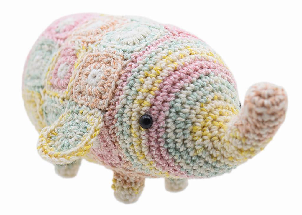 NASKA Amigurumi Kit Kurt the Elephant (using a knife mailer) by Elta Design (Hiroko Takeda) HT-31