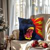G-Gorilla Creative Cartoon Animation Pillow Case Square Pillow Bedroom Sofa Leisure ComfortCar Living Room Home Decoration 40X40