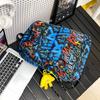 Backpack Men's Graffiti Backpack Senior High School Student Schoolbag