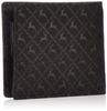 billfold black deerskin with black deer [Indenya] Bi-fold wallet, J, 2006-01-165, lacquer, pattern.