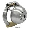 Ergonomické zařízení na mužskou cudnost Stealth Lock z nerezové oceli, klec na penis, zámek na penis, kroužek na penis, pás cudnosti, S077