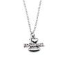 I Love Best Friends Letter Tags Pendant Antique Bronze Metal Girls Choker Necklace Hot Sale Gift