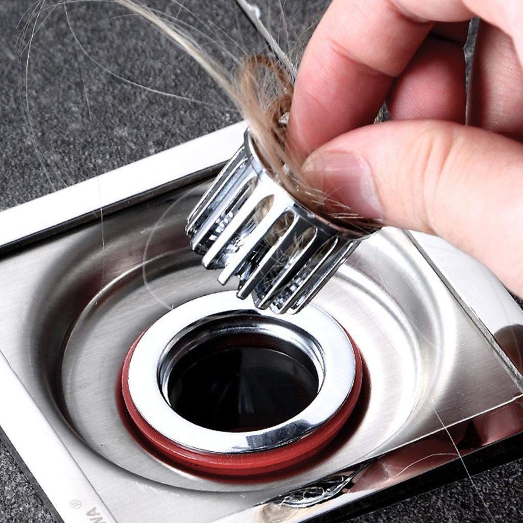 4pcs Anti Clog Magnetic Suction Floor Drain Plugs Floor Drain Shower Waste Water Drainer for Odor Frees Living Spaces