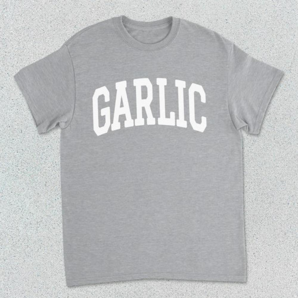 Garlic TShirt Women Unisex Casual Cotton Graphic T Shirts Creative Streetwear Camisetas Tops Tee Shortsleev