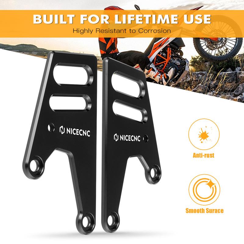 For KTM 690 SMC/R 690 Enduro/R Heel Guard Cover Rackless Bags Loop Brackets for Husqvarna 701 Enduro 701 SM GasGas 700 ES/SM