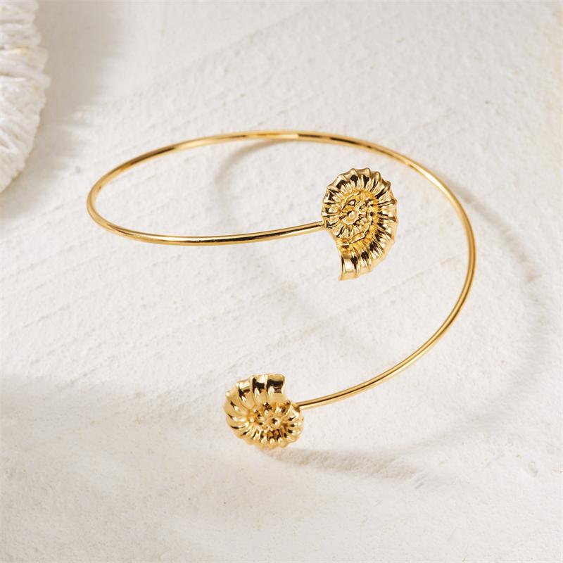 

Summer Shell Starfish Imitation Pearl Arm Cuff Beach Vacation Style Fashion Vintage Accessory Daily Accessory