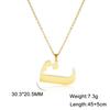 Cazador Gold Color 28 Arabic Letter Necklace for Women Stainless Steel Arab Alphabet Pendant Choker Necklaces Jewelry 2026 Trend