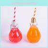 Versatile Glass Transparent Light Bulb Drink Bottle With Solar Copper Wire Lights