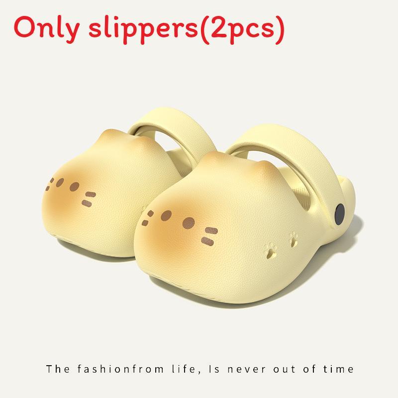 Cat Plush Sandals With Non Slip Eva Sole For Kids And Adults