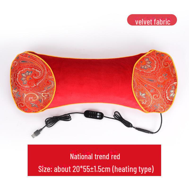 Elektrisches Beifuß Kräuterwärmekissen für die Halswirbelsäule - Abnehmbar & Mediziniert für Moxibustionstherapie