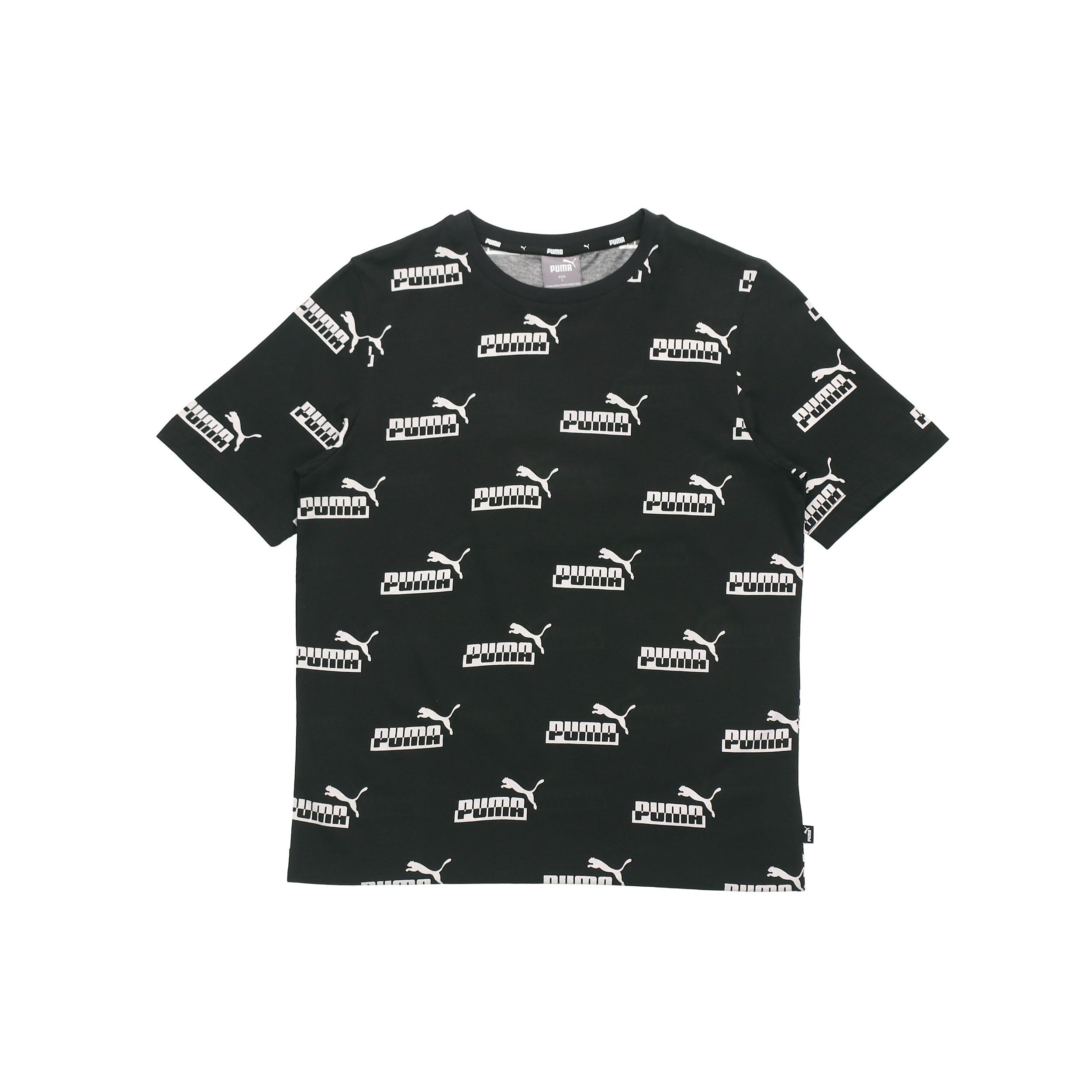 PUMA AOP T-Shirt  Black  Men s 855984-01 XL