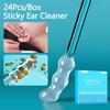 24PCS/Box Silicone Disposable Ear Swabs Ear Cleaner Ear Wax Removal Tool  Adults