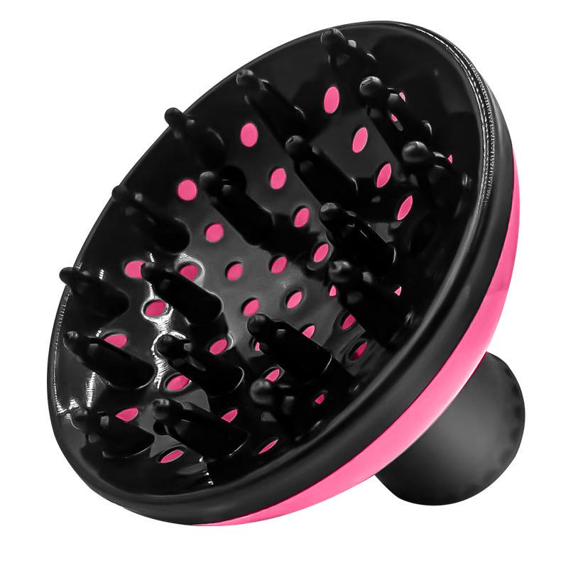 Universal Hair Dryer Diffuser with Large Nozzle & Rubber Interface for Curl Styling and Drying