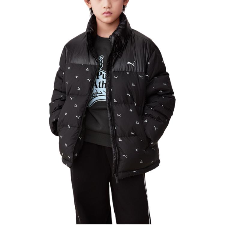 PUMA Down Jacket Black Multicolor Kids' 353425107208-00390