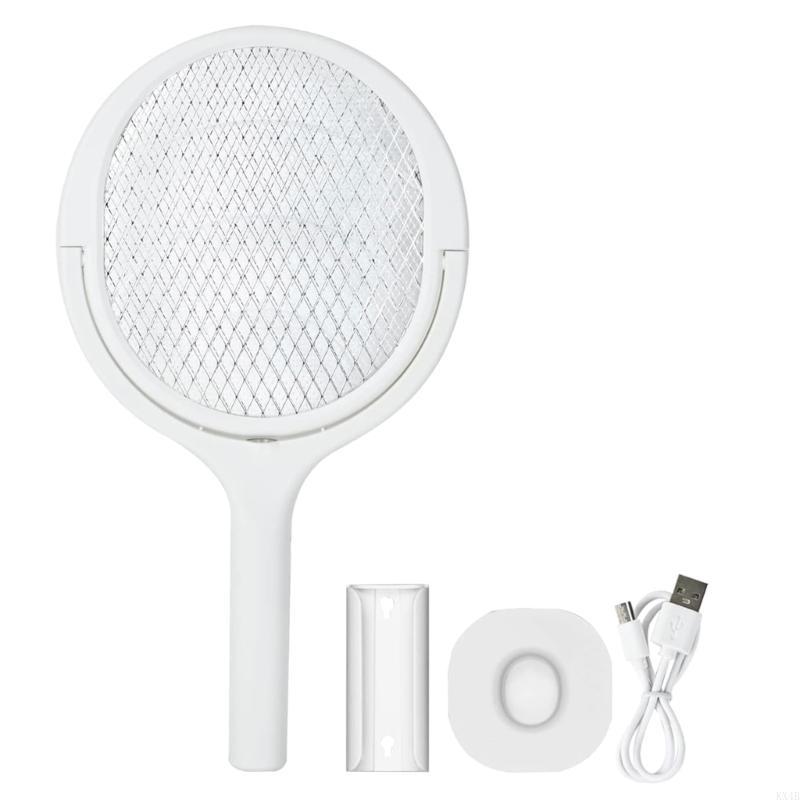 KX4B 3500V USB Rechargeable Electric MosquitoRacket Killers Lamp Adjustable Fryer Flies BugsZapper InsectsRacket China Mainland