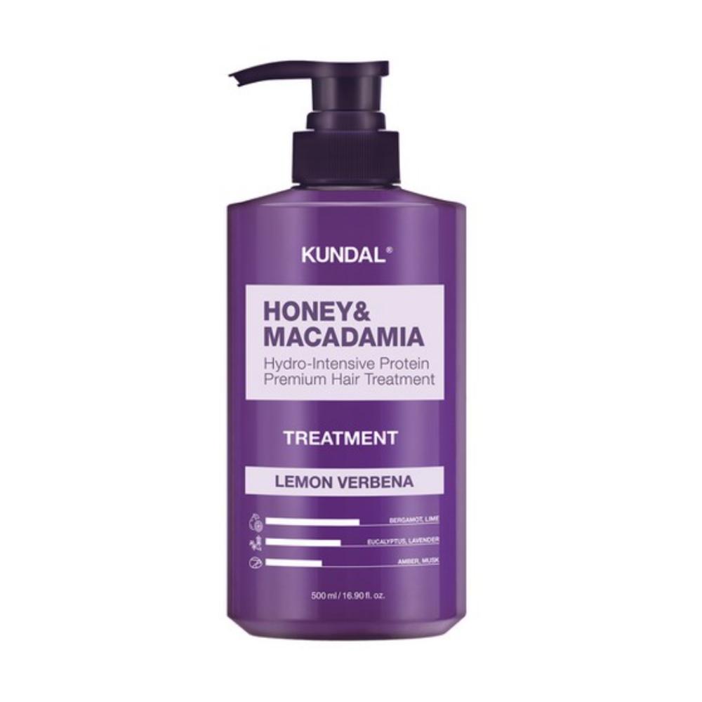 

KUNDAL Honey & Macadamia Treatment 500ml Korean Hair Care (8 Scent Options) 8.Treatment 500ml - Lemon Verbena