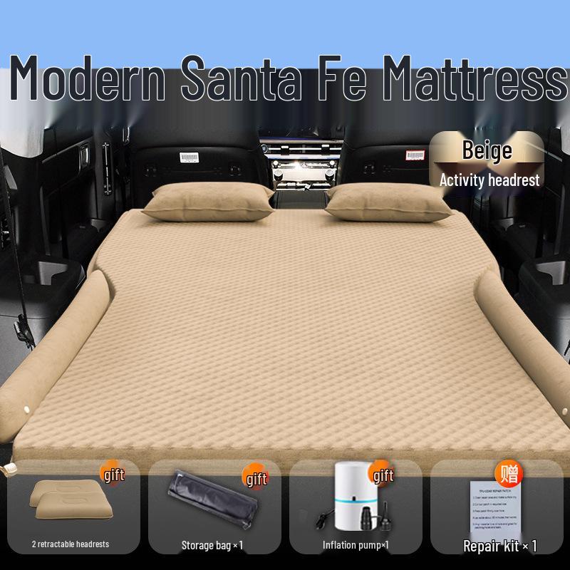 Hyundai Santa Fe Car Mattress: Rear Seat and Trunk Sleeping Mats