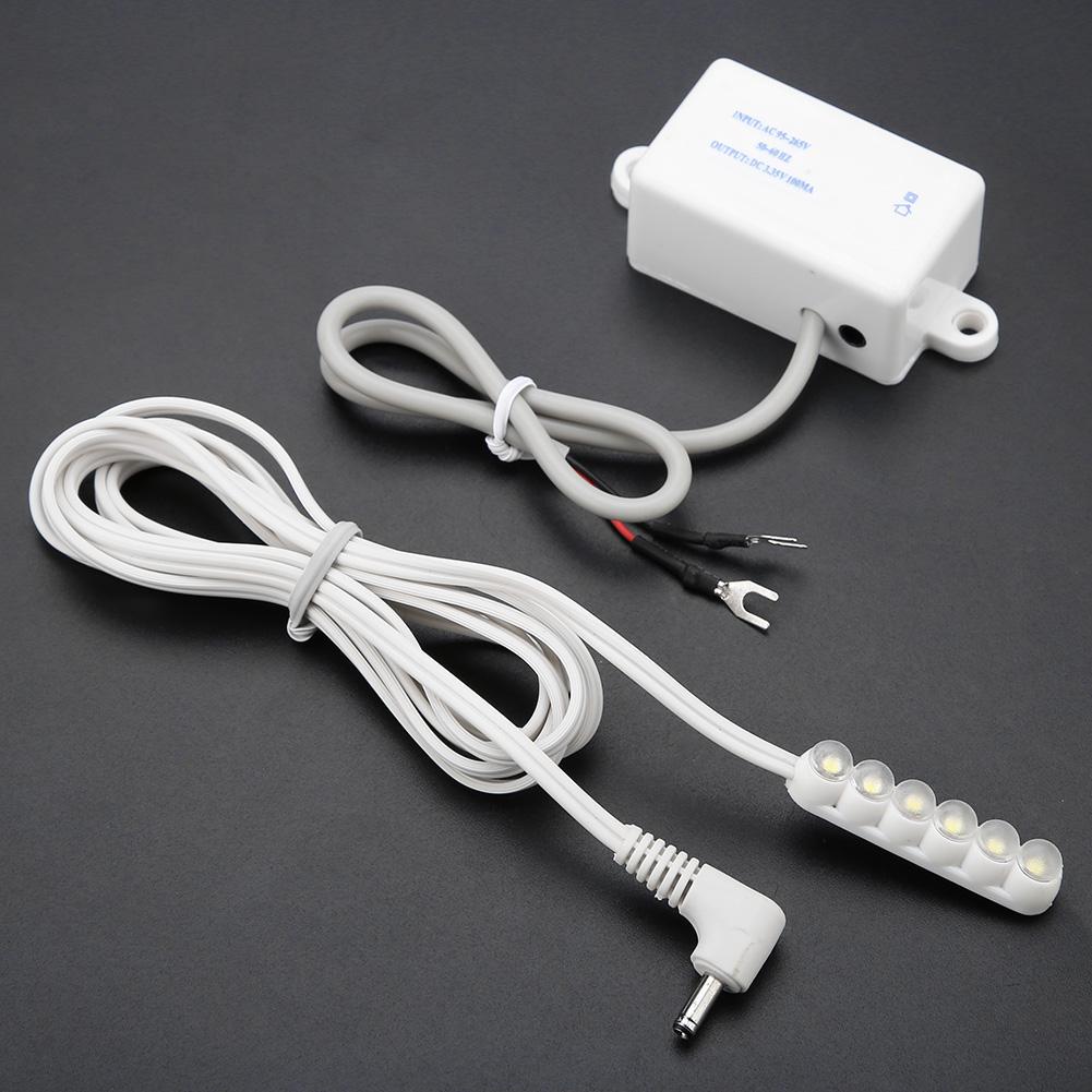 0.3W 6 LED Sewing Machine Accessory LED Working Light Magnetic Base Table Lamp CN Plug 220V