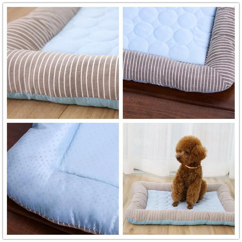 Dog Cooling Pad Pet Couch Bed Dogs House For Medium Large Dogs Dog Ice Pad Cool Breathable Cooling Bed For Cat Dogs Accessories