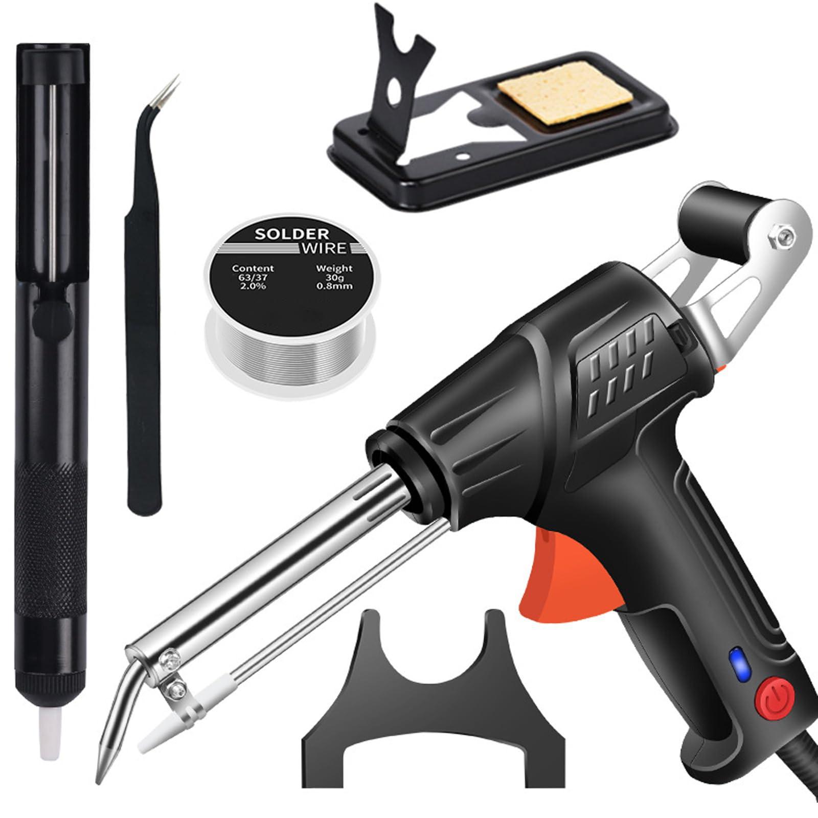 

Промышленные сварочные инструменты с внутренним нагревом, многофункциональный паяльник, набор сварочных горелок, автоматический проводной паяльник с внутренним нагревом One Size чёрный